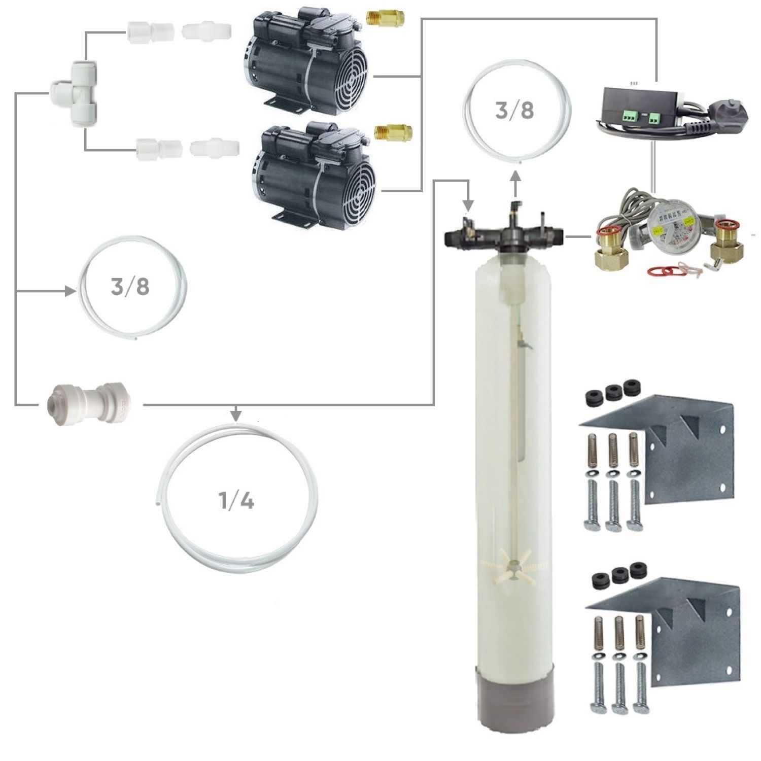 AWT 2472/CAP2/AP900/107C/DN40 (Каскад) Аэраторы