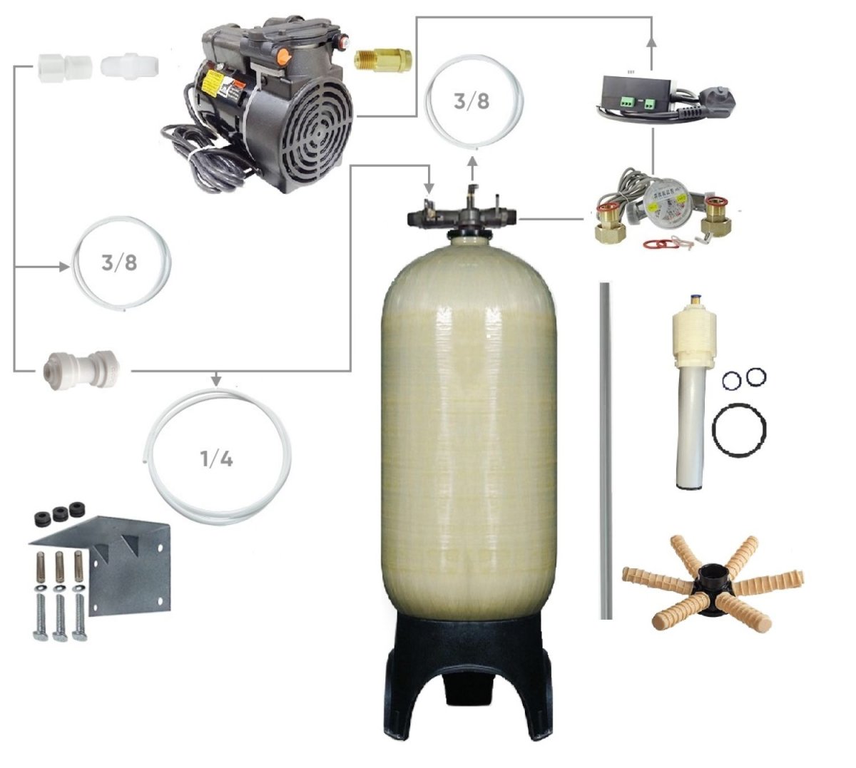 AWT 3065/CAP2/107C/DN50 Аэраторы